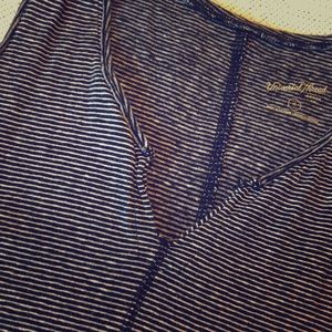 Black & White Stripped Sun Dress